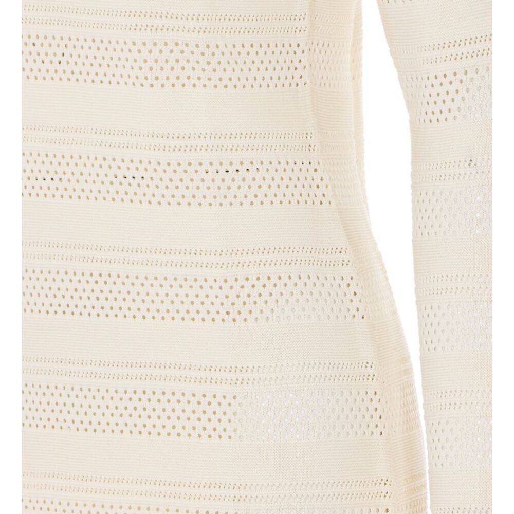 Twinset Women Short Knitted Dress With Ruffles - Picture 3 of 4